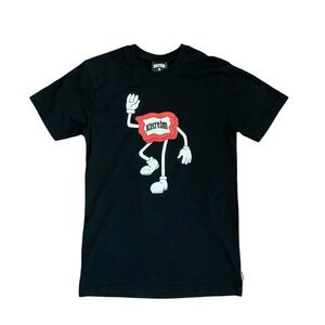 Icecream Wave Graphic Tee T-Shirt Short Sleeve Crew Black Small Ice Cream BBC